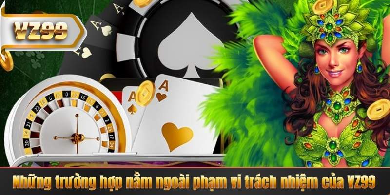 Những trường hợp nằm ngoài phạm vi trách nhiệm của VZ99