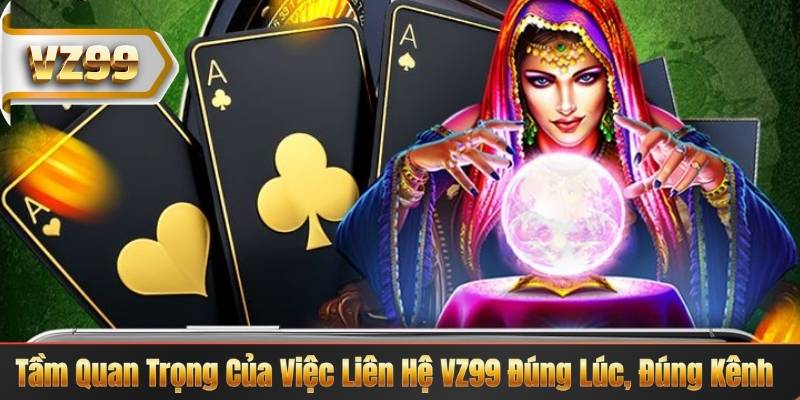 Tầm Quan Trọng Của Việc Liên Hệ VZ99 Đúng Lúc, Đúng Kênh